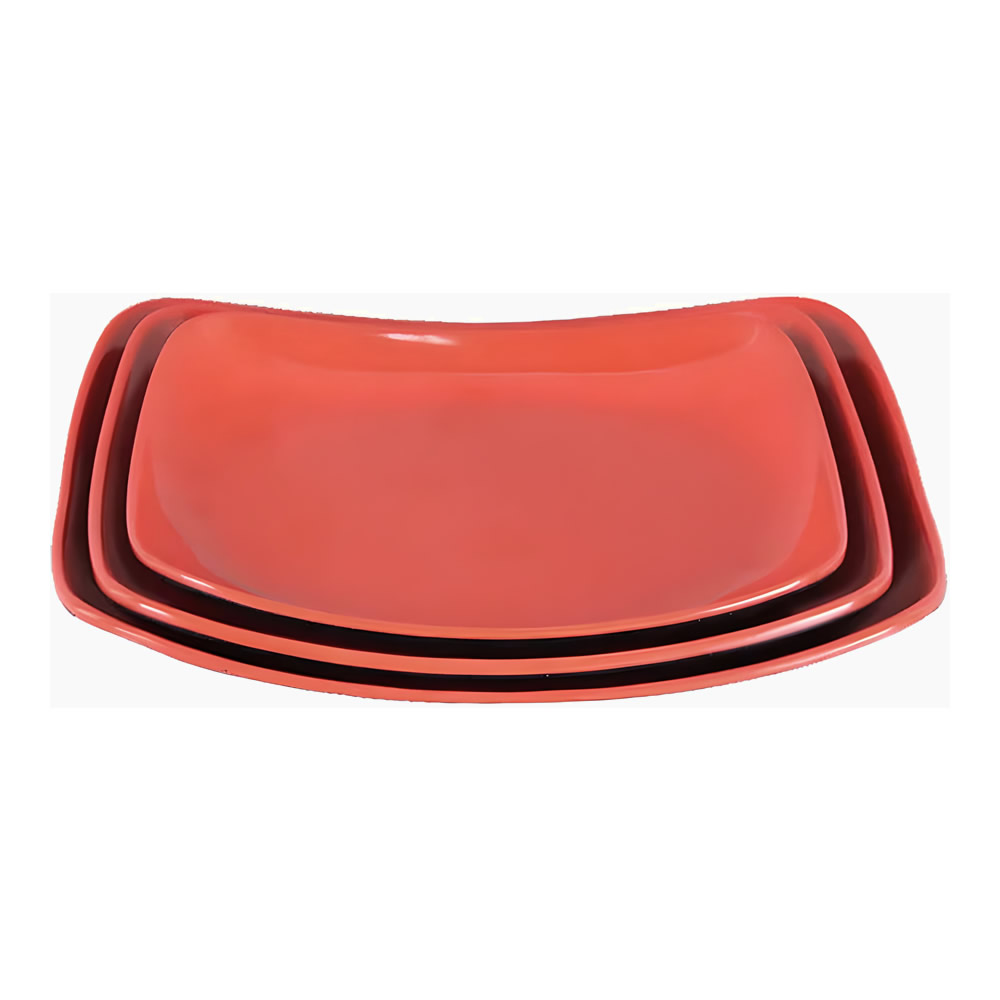 Shizuku Concave Square Serving Plate