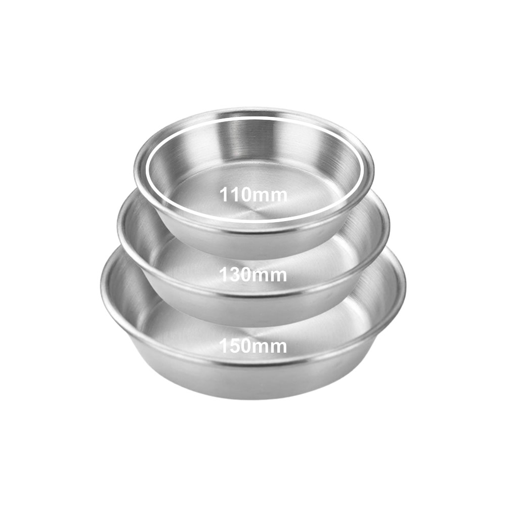 Stainless Steel Dish Sizes