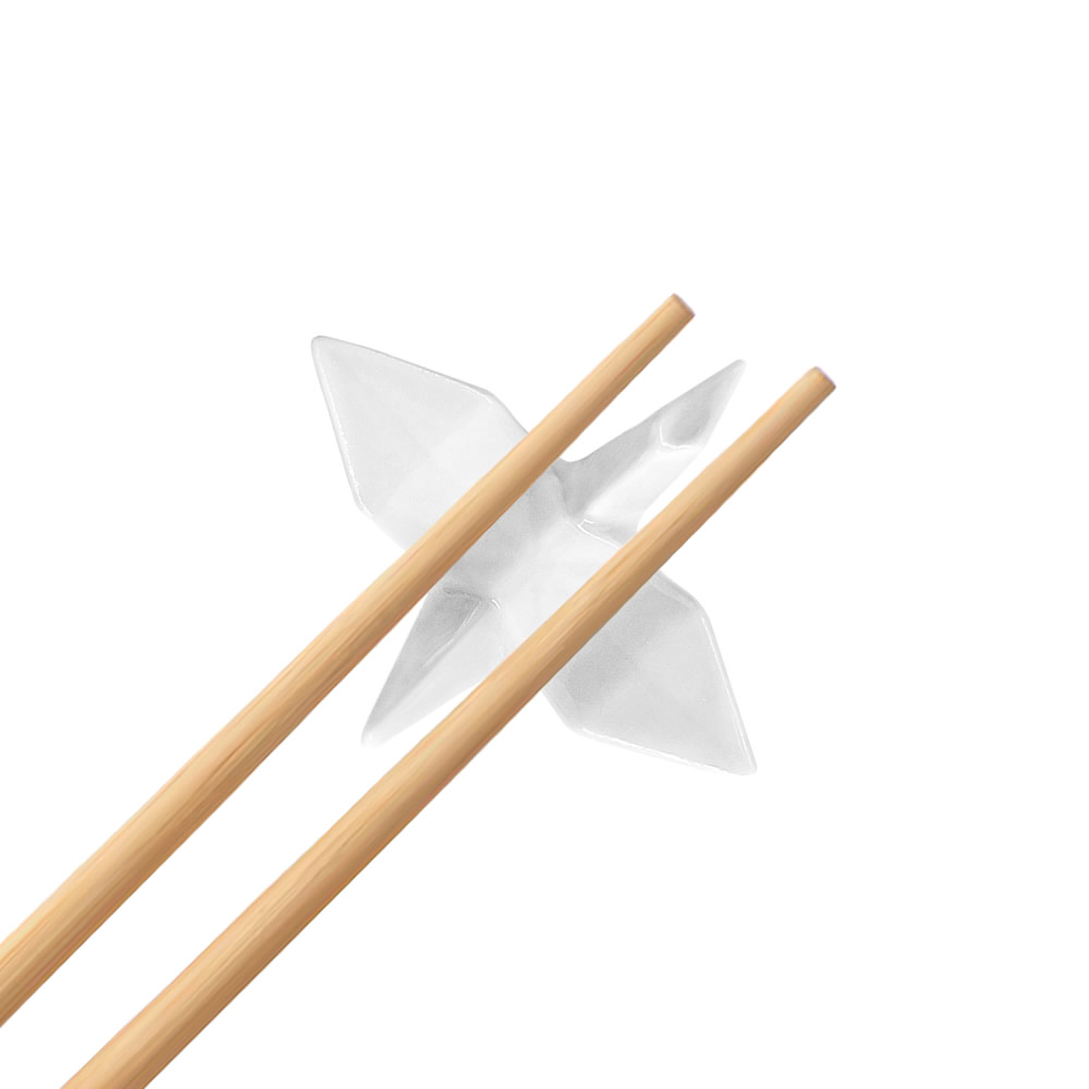 White Crane Origami Chopstick Rest