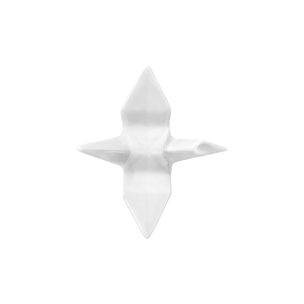 White Crane Origami Chopstick Rest Top View