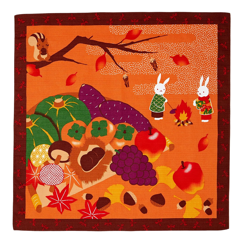 Autumn Harvest Festival Furoshiki