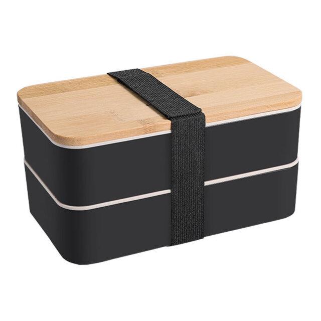 Futahako Black Bento Lunch Box