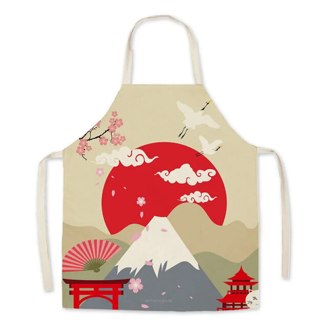 Japanese Mount Fuji Apron