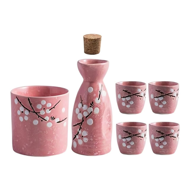 Momoiro Blossom Sake Set