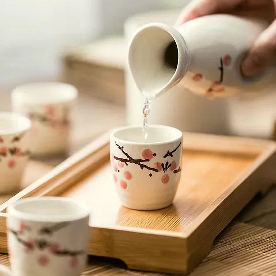 Sakura Blossom Sake Set