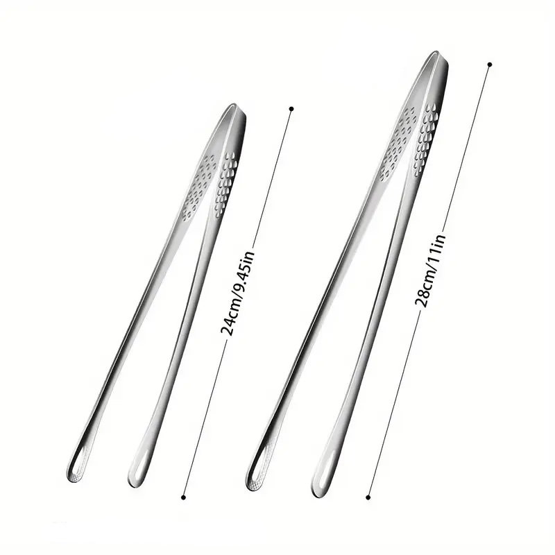 Stainless Steel Charcoal Grilling Tongs Dimensions