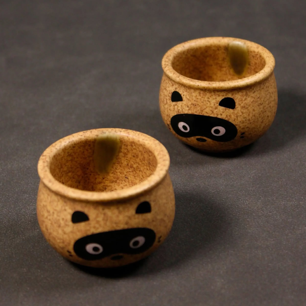 Tanuki Koguma Sake Cups