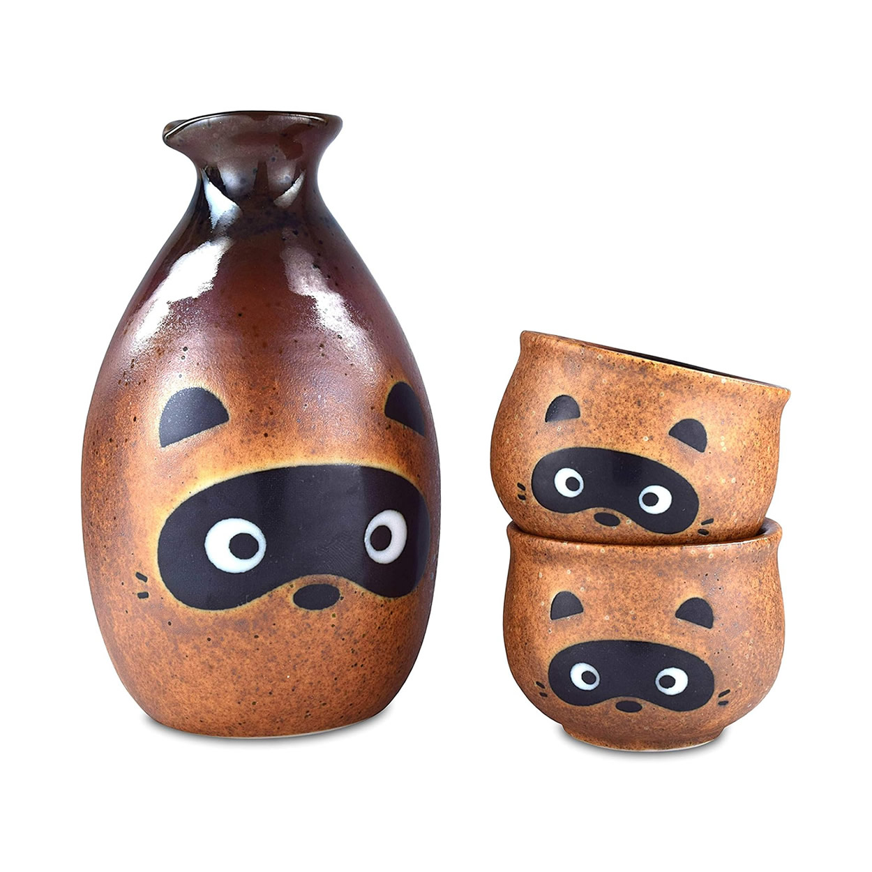 Tanuki Koguma Sake Set