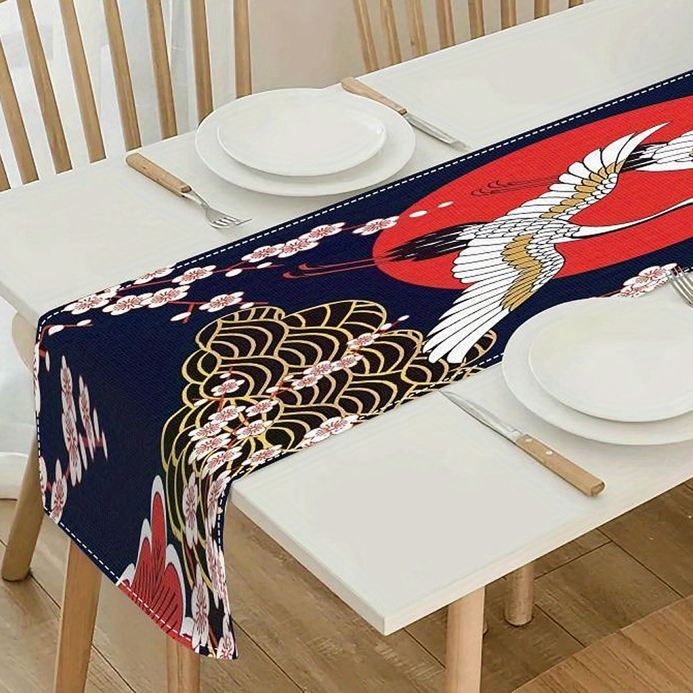 Twilight Flight Table Runner On Table