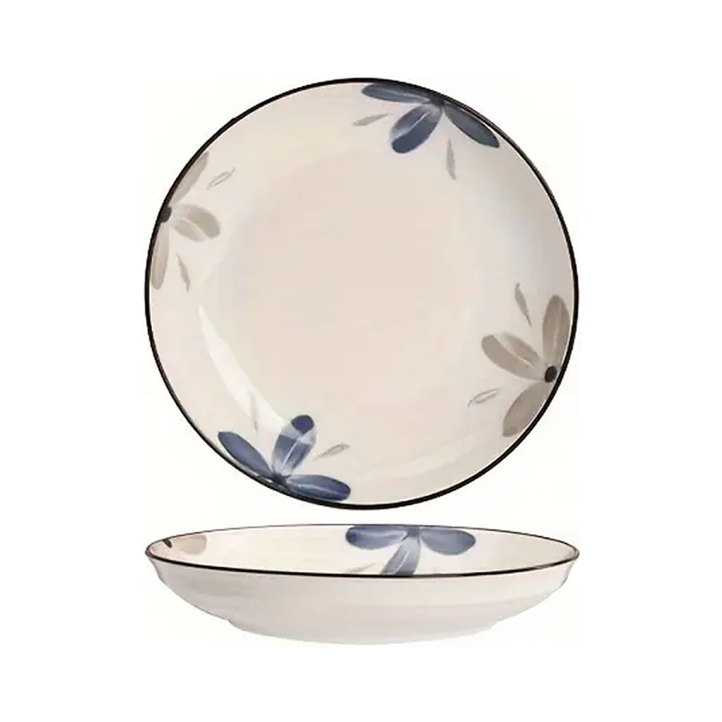 Hisseki Floral Deep Plates