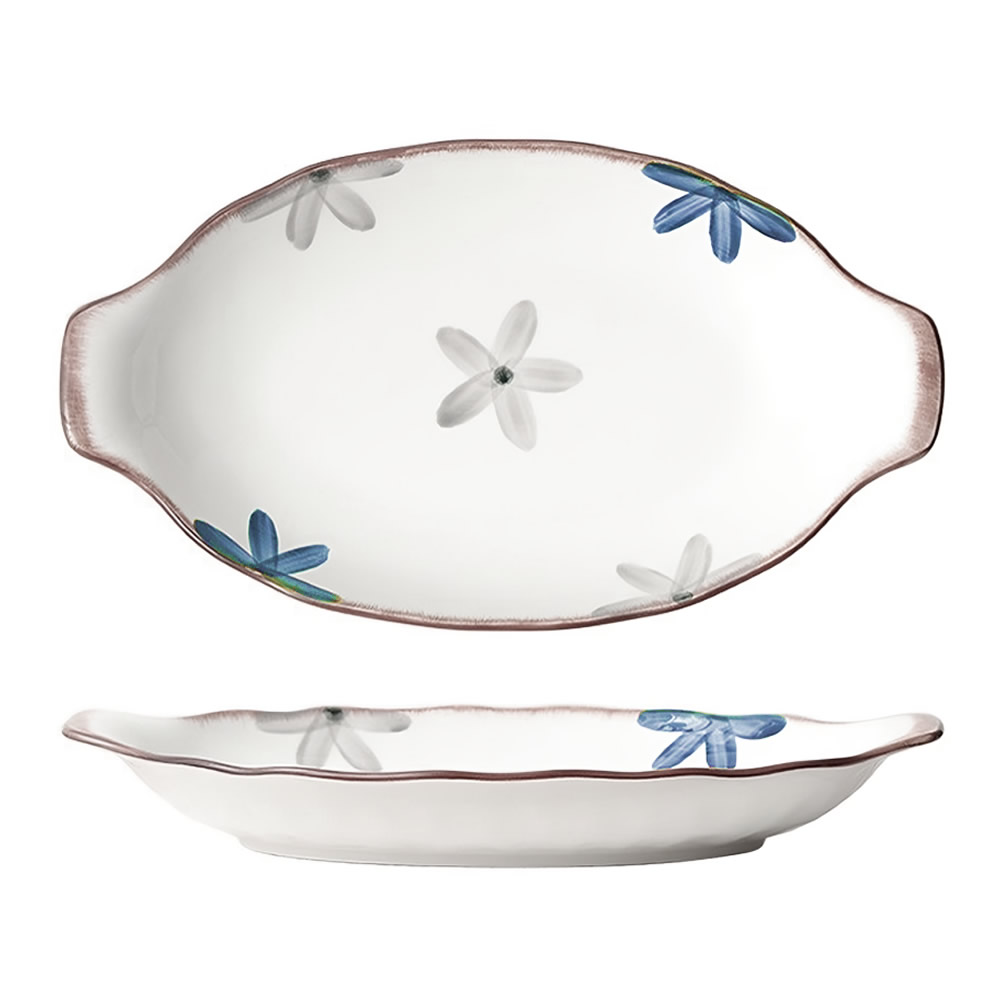 Hisseki Floral Serving Platter