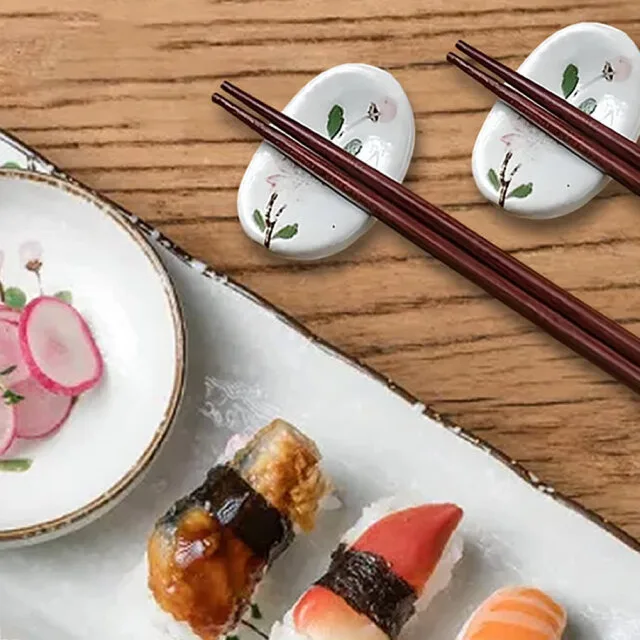 Pink Sakura Sushi Plate Set+